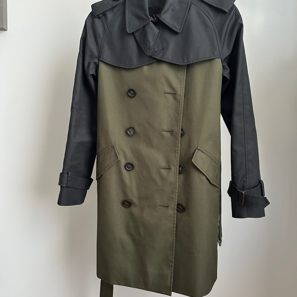 Coach Two-Tone Trench Coat